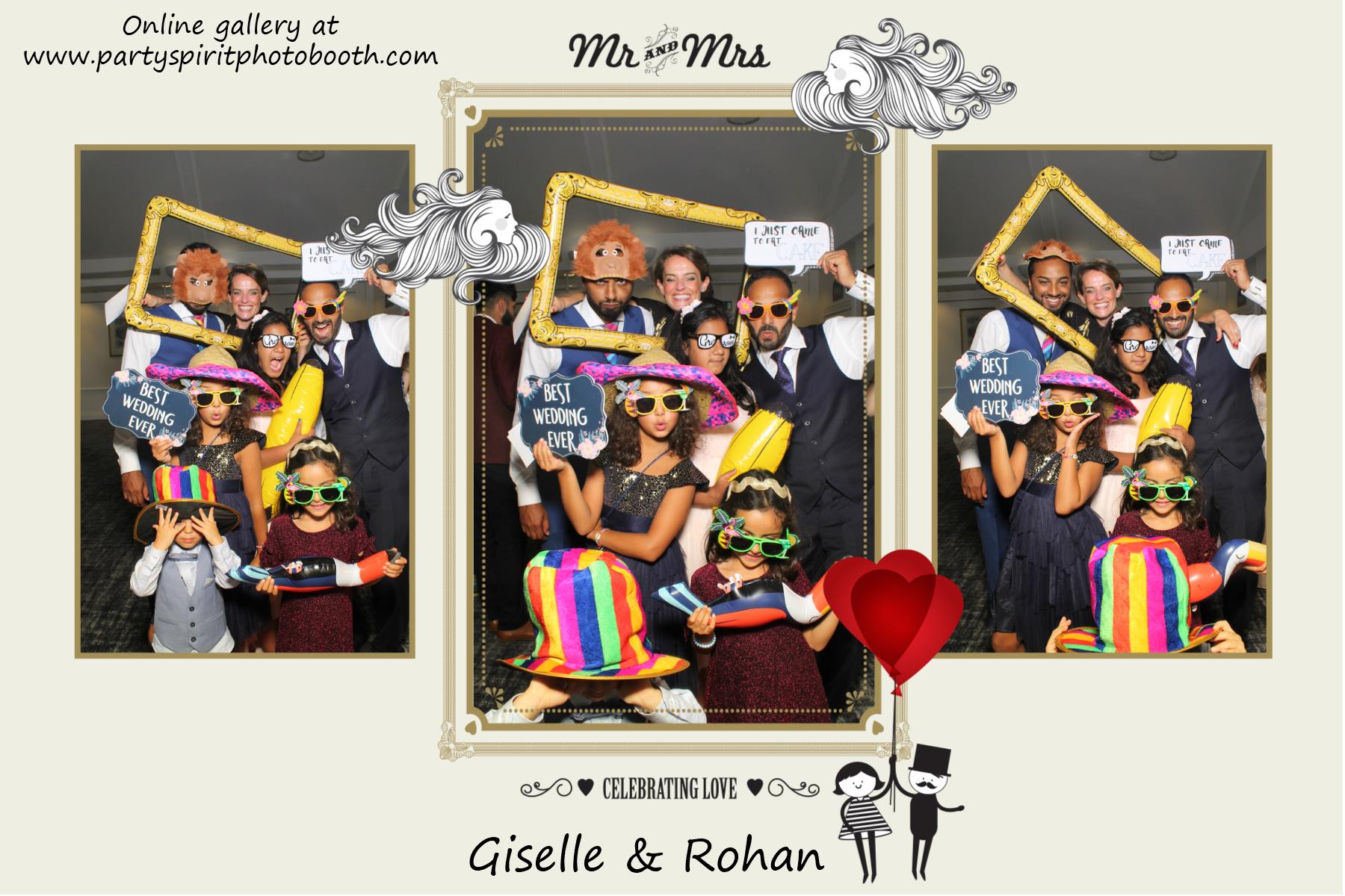 Giselle and Rohan's Wedding | View more photos from the event at gallery.partyspiritphotobooth.com/u/PartySpiritPhotoBooth/Giselle-and-Rohans-Wedding